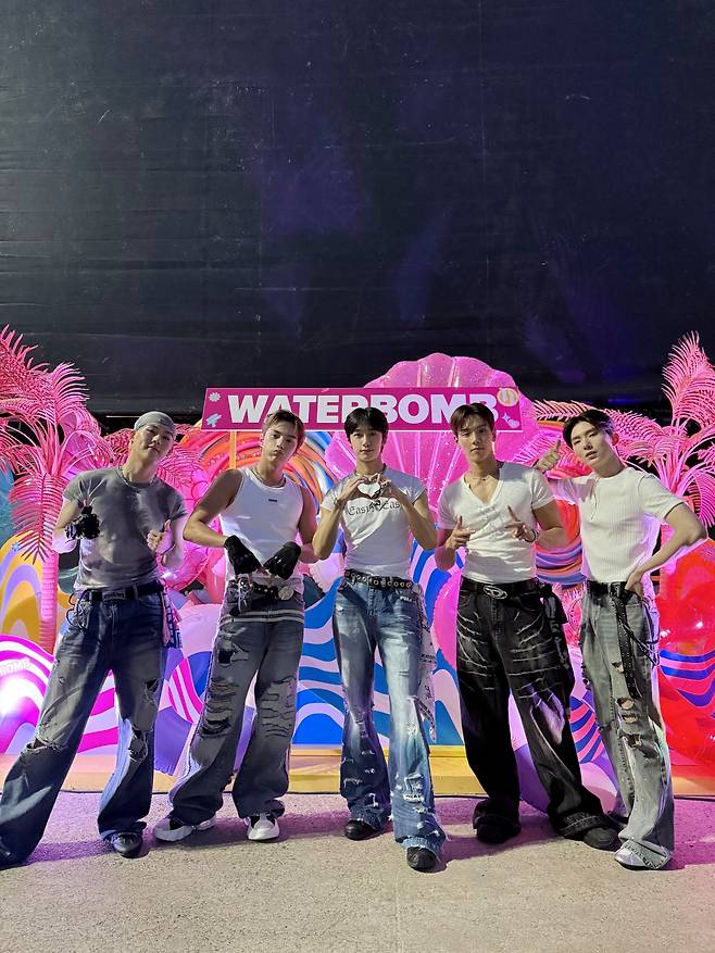 몬스타엑스, '워터밤 부산 2025'..워터밤 첫 출격 '에이스' 등극