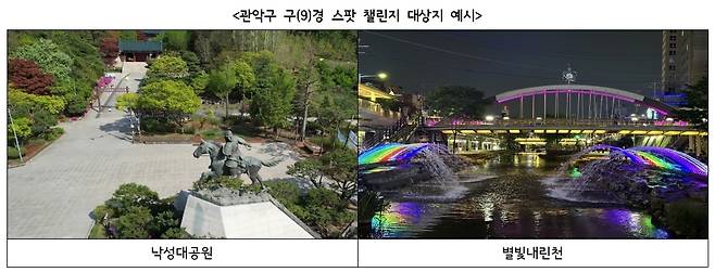 관악구경 스팟 챌린지 대상지 예시 [관악구 제공. 재판매 및 DB 금지]