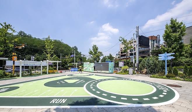 이태원 관광특구 녹사평관장 경관디자인 조성 [용산구 제공. 재판매 및 DB 금지]