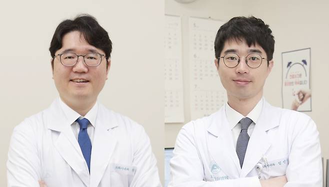 서울아산병원 소화기내과 황성욱(왼쪽부터)·김민규 교수 [서울아산병원 제공]