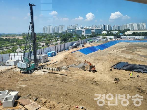 킨텍스 제3전시장 건립 현장 [사진=곽경호 기자]