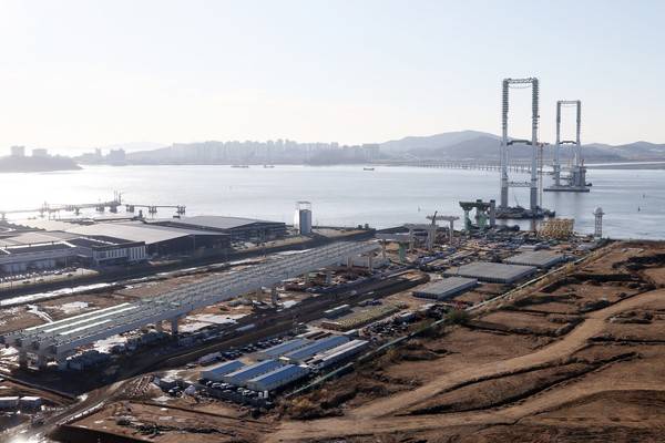 제3연륙교 건설 현장 2025.7.3 [사진 = 인천경제자유구역청 제공]