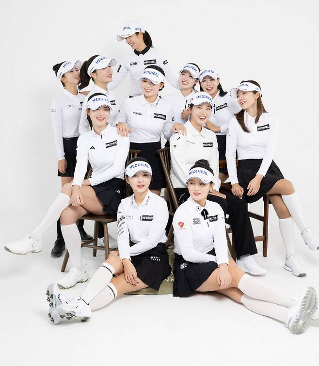 메디힐 골프단 단체사진(사진=메디힐 제공)