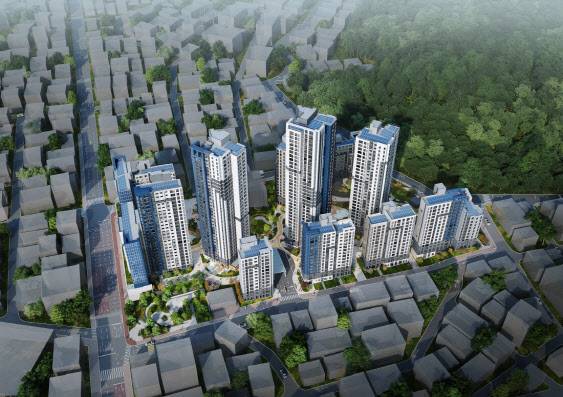 시흥동 817번지 공공참여형 가로주택정비사업 조감도.(사진=금천구)