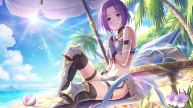 갑옷을 벗은 쥰의 모습