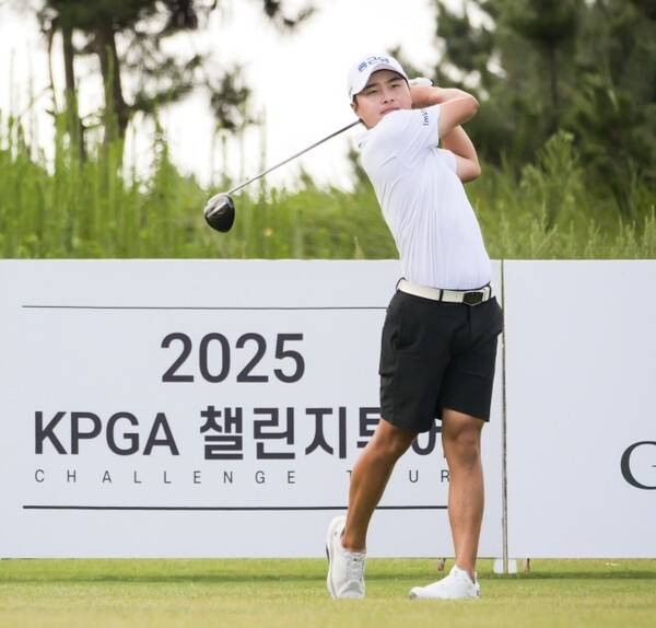 2025년 한국프로골프(KPGA) 2부인 챌린지투어 13회 대회 우승을 차지한 박정훈 프로. 사진제공=KPGA