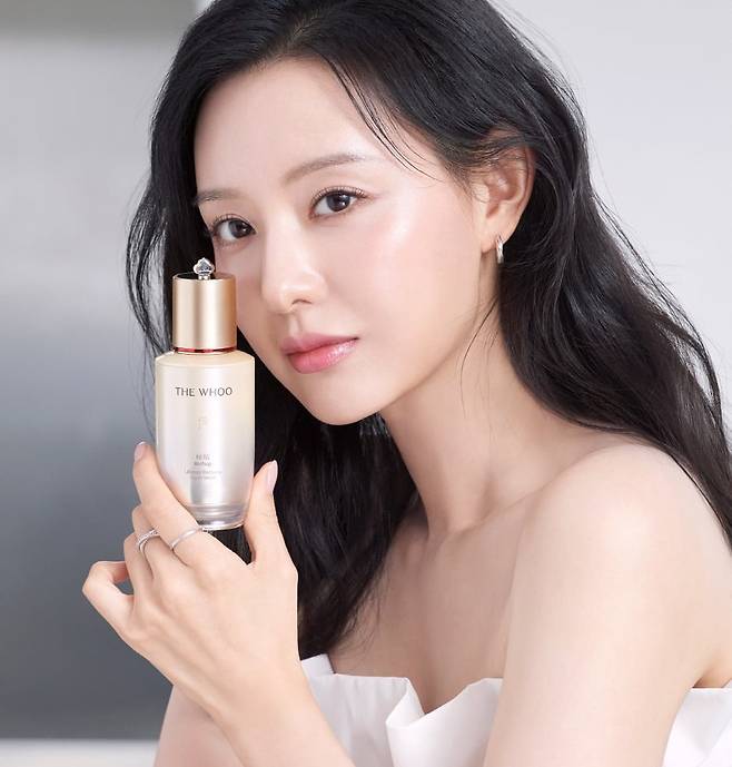 LG생활건강 '더후'의 신규 앰배서더로 선정된 배우 김지원. (사진=LG생활건강)