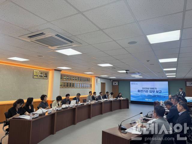 ▲목포시, 2025년 하반기 출연기관 업무보고회 개최 ⓒ목포시