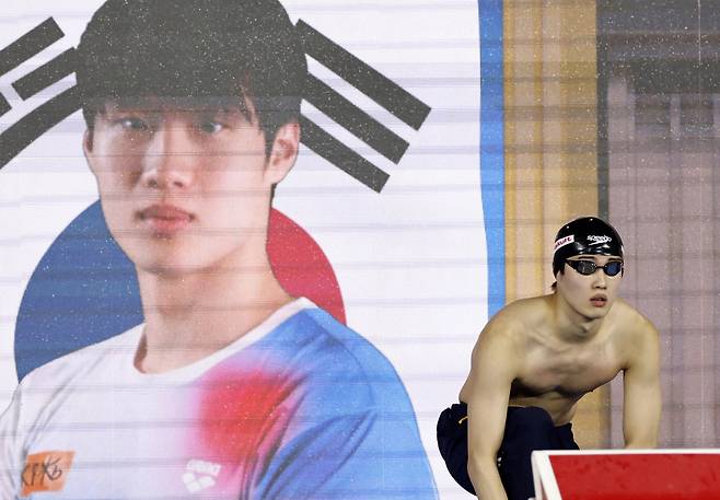 황선우. 로이터연합뉴스