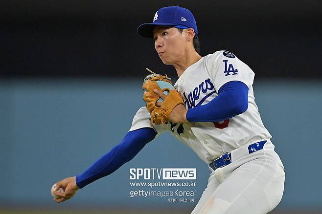 ▲ 수비하는 김혜성.