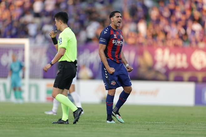 싸박. /사진=한국프로축구연맹 제공