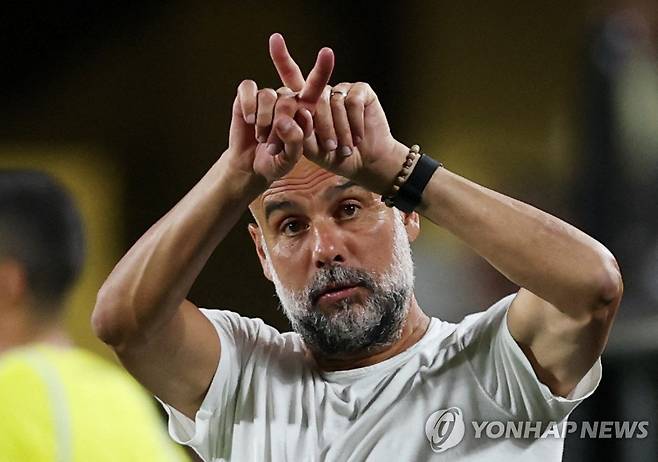 페프 과르디올라 맨체스터 시티 감독. [로이터=연합뉴스]