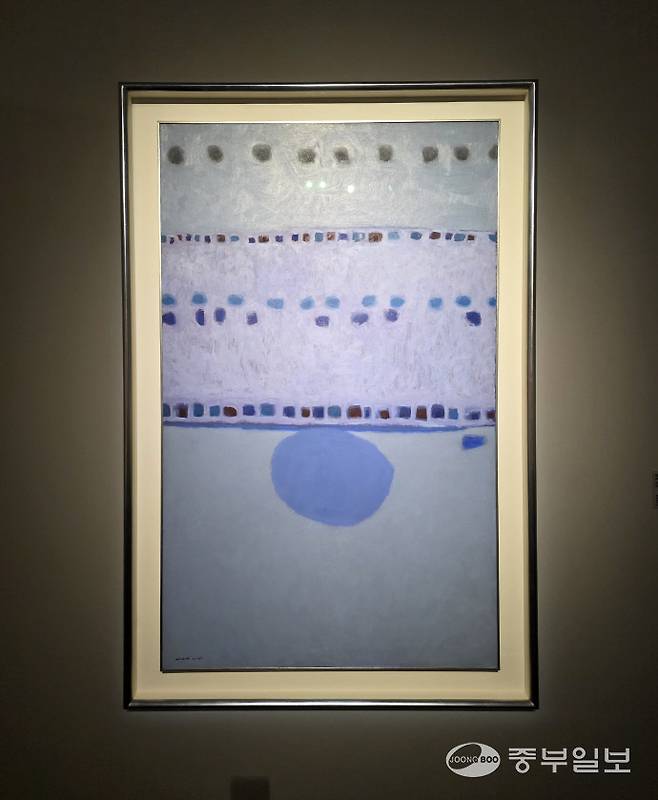 '한국근현대미술 Ⅱ', 김환기의 '새벽 #3'. 이준도기자
