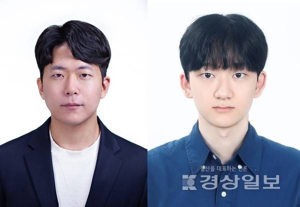 왼쪽부터 한승열 교수, 이선우 연구원. UNIST 제공