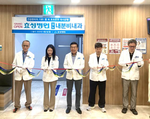 지난 6월 내분비내과를 개설한 효성병원. 효성병원 제공