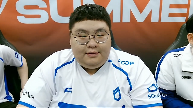 B조 첫 경기에 출전한 DN 프릭스 '구끼' 김시경(출처=대회 실황 캡처).