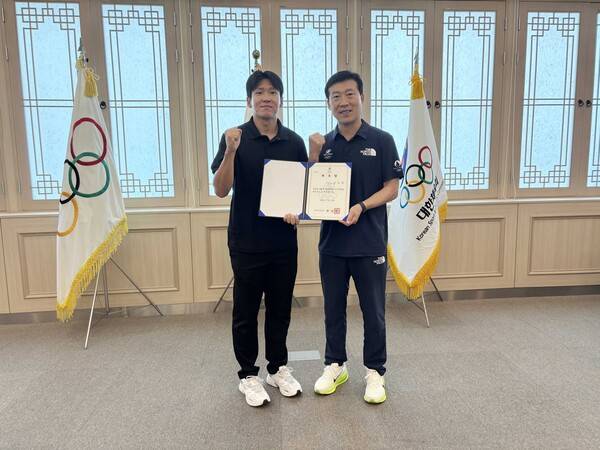 대한체육회 선수위원회 위원장으로 위촉된 김국영. /사진=대한체육회