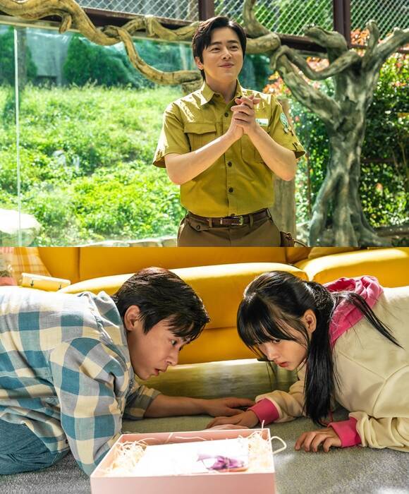 조정석은 이 세상 마지막 남은 좀비가 된 딸을 지키기 위해 극비 훈련에 돌입하는 딸바보 아빠 정환 역을 맡아 극을 이끈다. /NEW