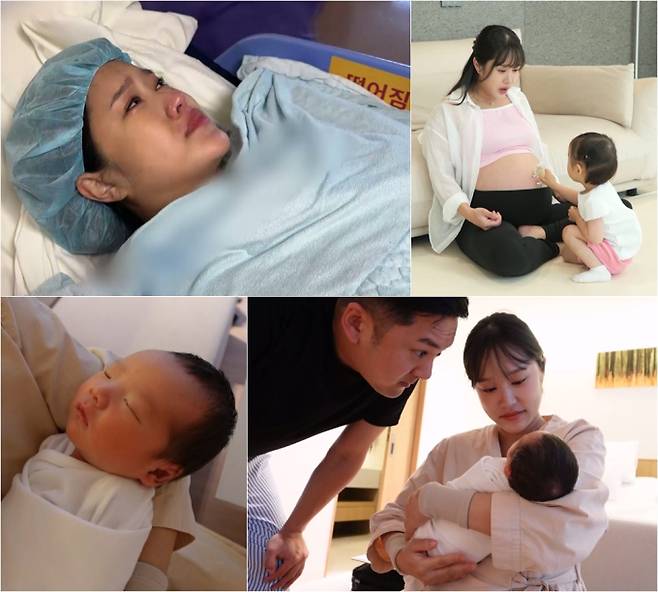 예능 ‘슈퍼맨이 돌아왔다’ 헤이지니 둘째 포포 출산기 (제공: KBS 2TV)