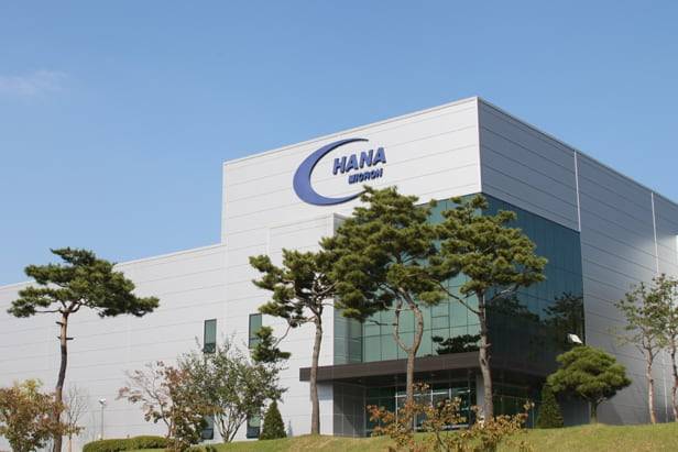 하나마이크론 아산 본사 전경.