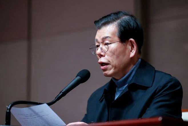 국민의힘 8·22 전당대회 최고위원 출마를 선언한 장영하 변호사 ⓒ뉴시스