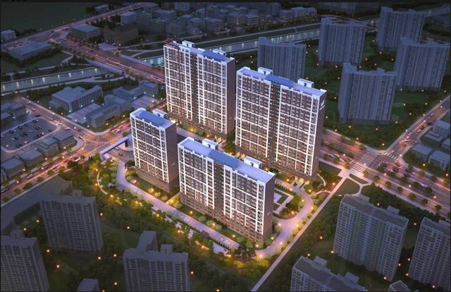 안성 아양 영무예다음 단지조감도