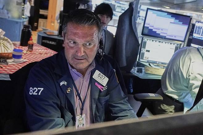 미국 연방준비제도(연준)가 29일(현지시간) 이틀 일정으로 연방공개시장위원회(FOMC) 회의를 시작한 가운데 뉴욕 증시 3대 지수가 숨 고르기에 들어갔다. 이날 테슬라와 엔비디아를 비롯해 M7 빅테크 가운데 5개 종목이 모두 내렸다. AP 뉴시스