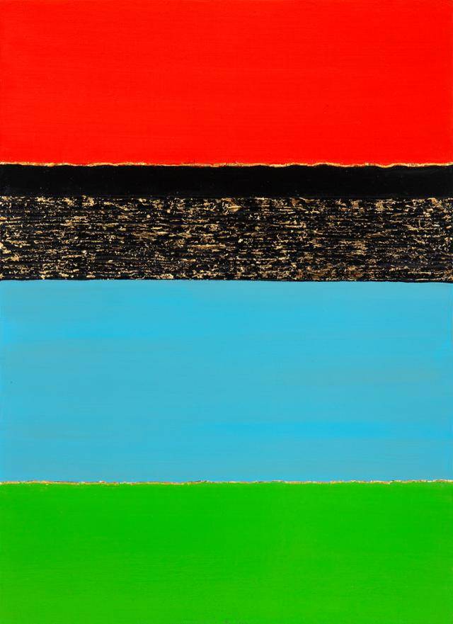 사진설명: 대지의 선 (53 x 72.7cm)