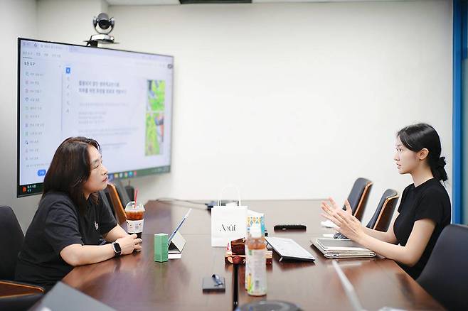 김나래 우트 스킨케어 대표가 동국대학교 캠퍼스타운을 통해 컨설팅을 받았다 / 출처=IT동아