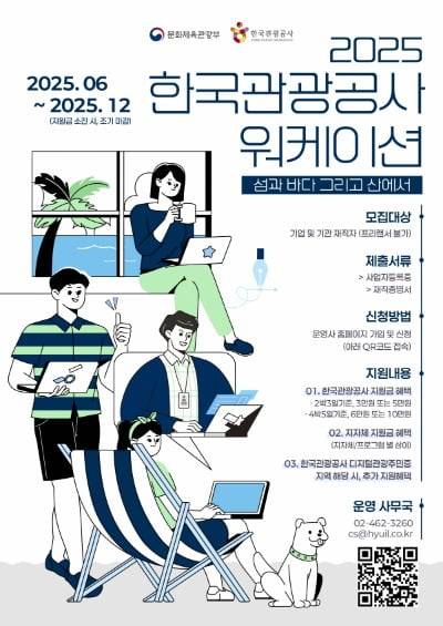 2025 한국관광공사 워케이션 홍보 포스터. 사진=한국관광공사