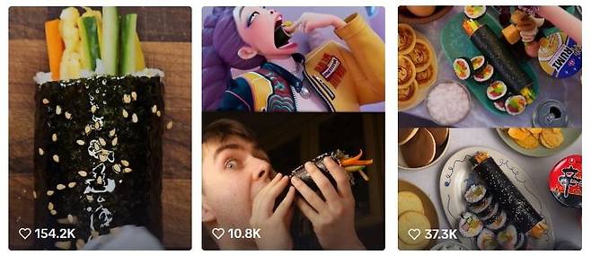 사진=틱톡 내 '케이팝 데몬 헌터스' 게시글 갈무리