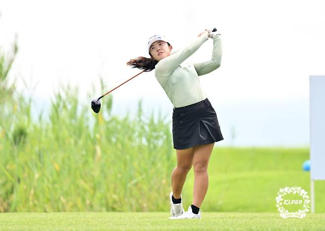 국가대표 출신 양효진이 KLPGA 2025 솔라고 점프투어 11차전 우승을 차지했다. KLPGA 제공