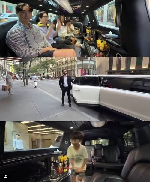 배우 이시영이 둘째를 임신한 상태로 뉴욕에서 리무진 투어를 즐긴 근황을 전하며 진심 어린 감탄을 전했다. 사진=이시영 SNS