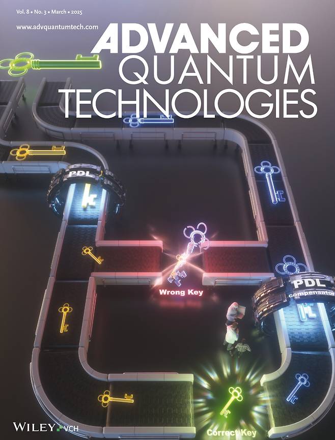 이번 연구결과가 게재된 국제학술지 ‘어드밴스드 퀀텀 테크놀로지스’ 표지.[ETRI 제공]