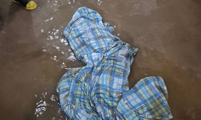 불에 탄 이불. 대구소방안전본부 제공