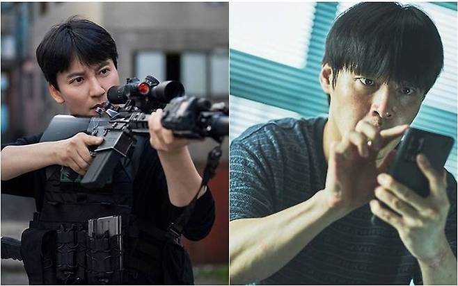 ‘트리거’ 김남길, ‘84제곱미터’ 강하늘. 사진|넷플릭스