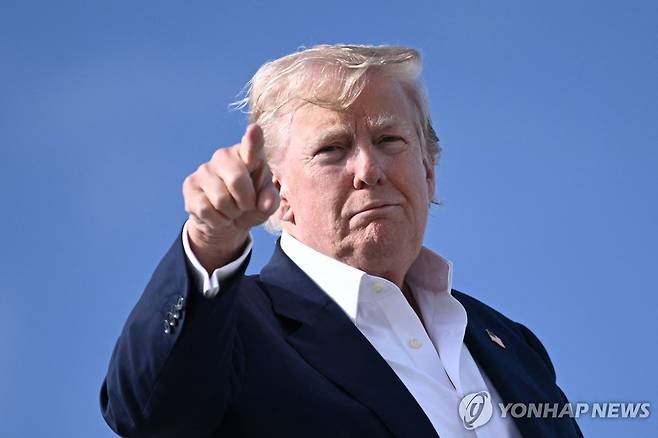 트럼프 미국 대통령 [AFP 연합뉴스 자료사진. 재판매 및 DB 금지]