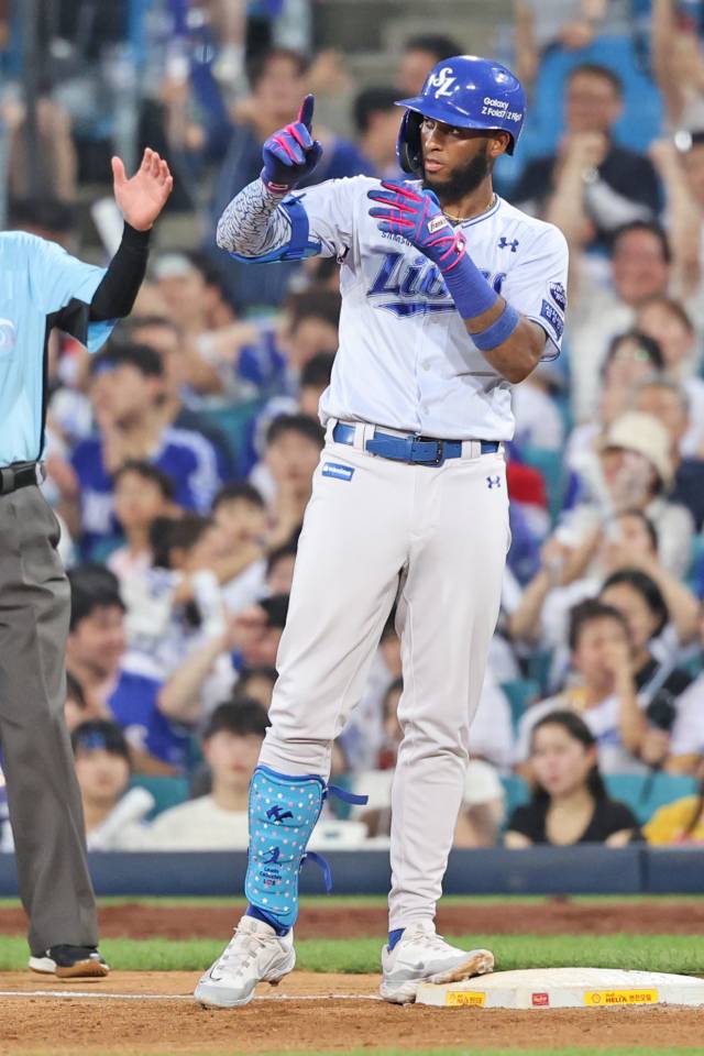 삼성 라이온즈의 르윈 디아즈. 삼성 제공