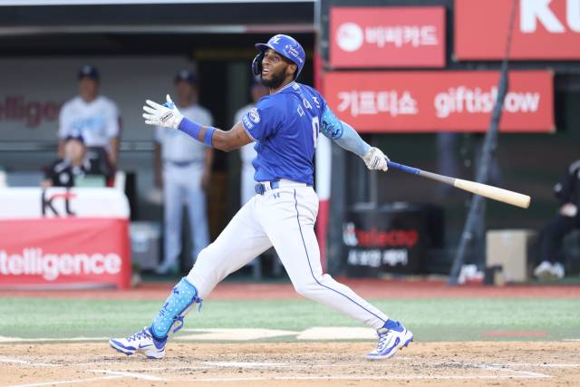 삼성 라이온즈의 르윈 디아즈. 삼성 제공