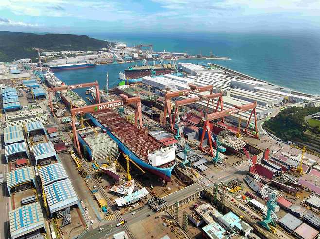 HD현대중공업 야드 전경./사진=HD현대