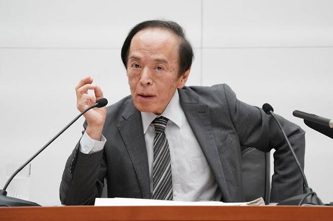 우에다 가즈오 일본은행(BOJ) 총재. (사진=AFP)
