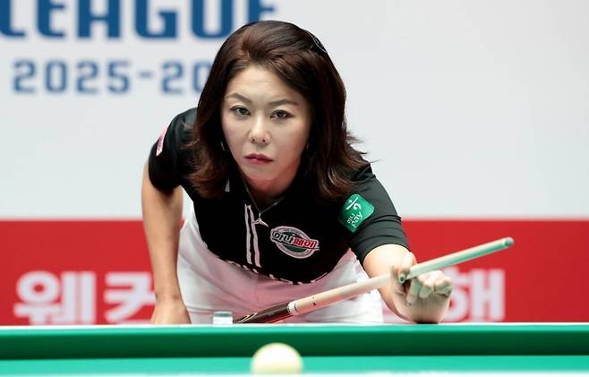 하나카드의 전성시대를 이끄는 '마왕' 김가영. PBA 제공