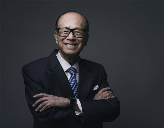 홍콩 최고 부호 리카싱. 블룸버그뉴스