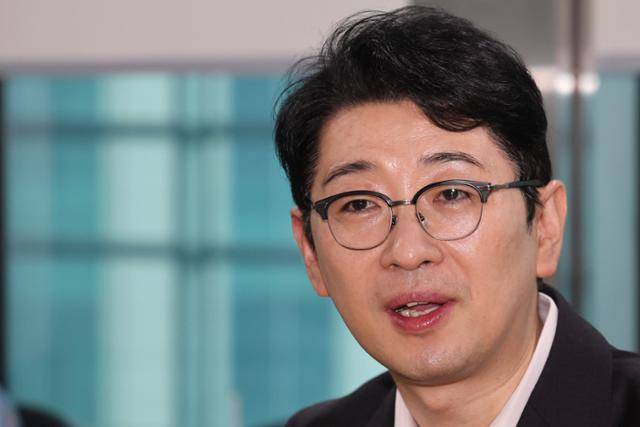 주진우 국민의힘 의원이 29일 서울 여의도 국회 의원회관에서 '2030 청년크루 간담회'를 진행하고 있다. 뉴시스