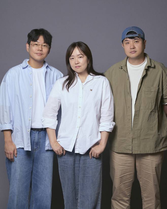 원승재(왼쪽부터), 김노은, 조욱형 PD / 사진=넷플릭스 제공