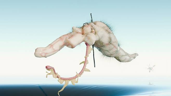 A still image from "The Eight Spirits of Flesh — GAN" by Tzusoo (Courtesy of the artist, MMCA)