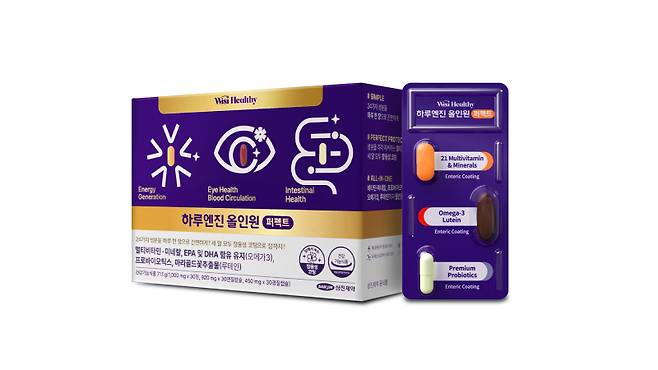건강기능식품 ‘하루엔진 올인원 퍼펙트’. 삼진제약 제공