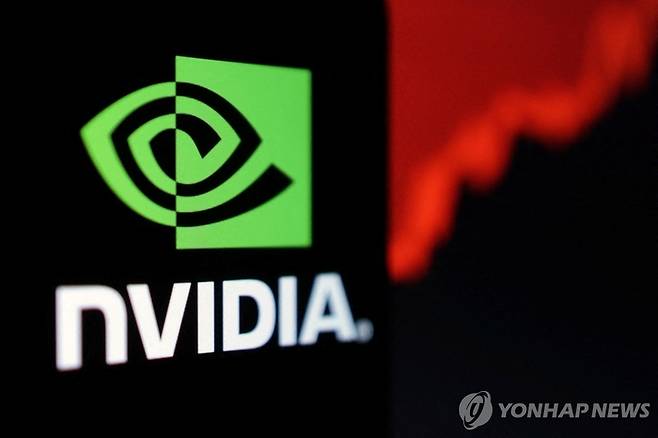 사상최고를 잇따라 경신하는 엔비디아 주가. 로이터 연합