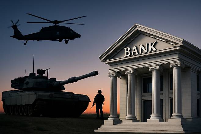 방산과 금융 등 관세 영향에서 비교적 자유로운 종목에 집중하는 방향도 제시됐다. /사진=챗GPT 생성이미지