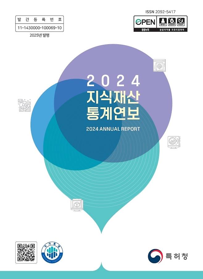 2024 지식재산 통계연보 표지.